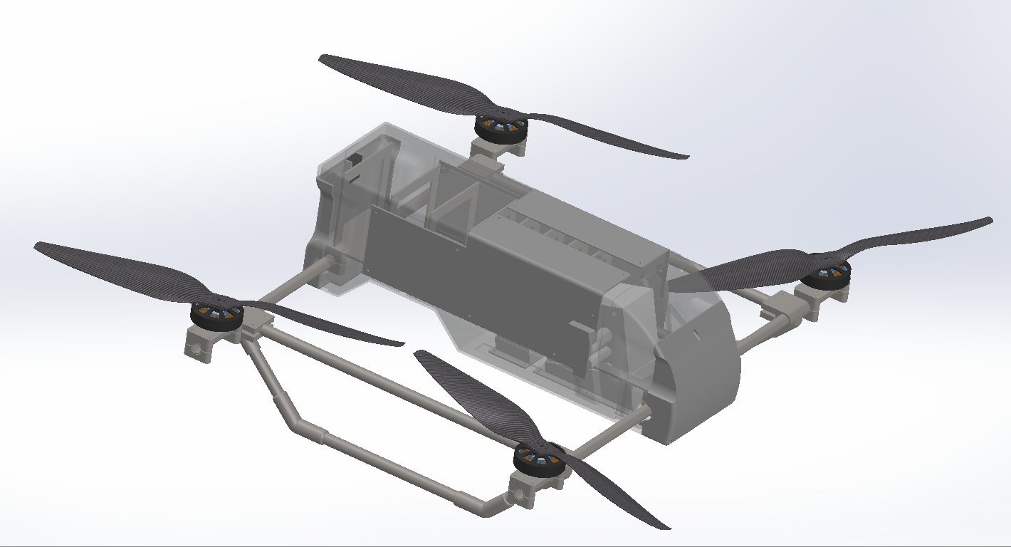 Desain Body NiVO Quadrone LiDAR